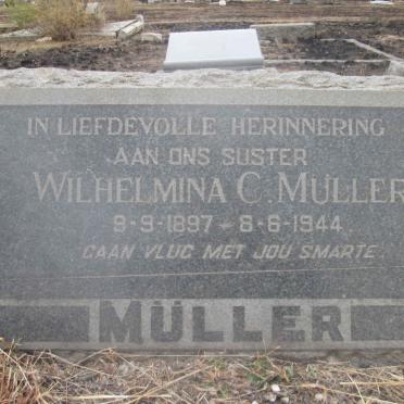 MÜLLER Wilhelmina C. 1897-1944