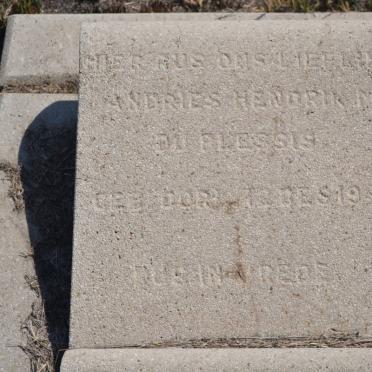 PLESSIS Andries Hendrik M., du 1944-1944
