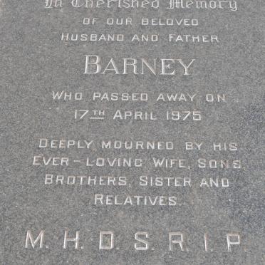 SACKS Barney -1975