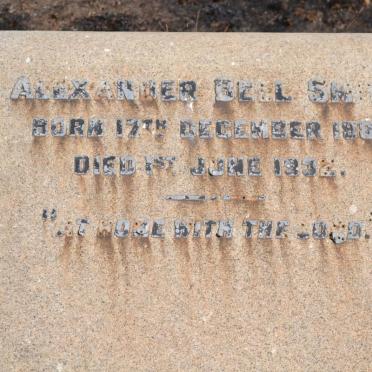 SMITH Alexander Bell 1880-1932