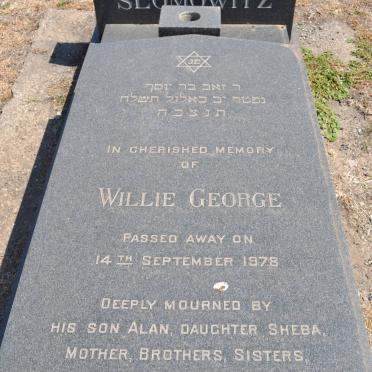 SLOMOWITZ Willie George -1978