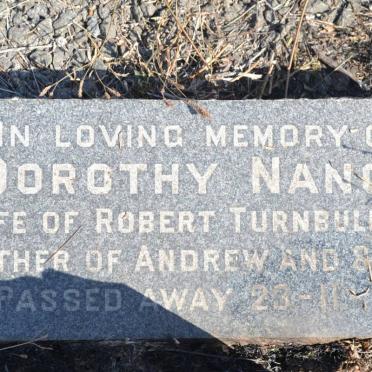 TURNBULL Dorothy Nancy -1969