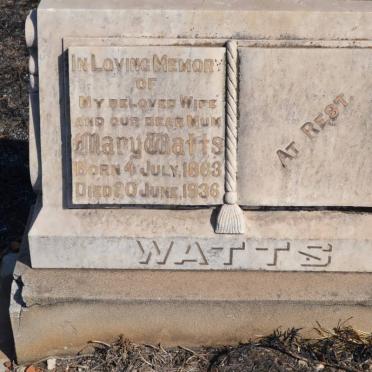 WATTS Mary 1863-1936