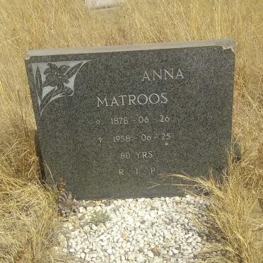 MATROOS Anna 1878-1958