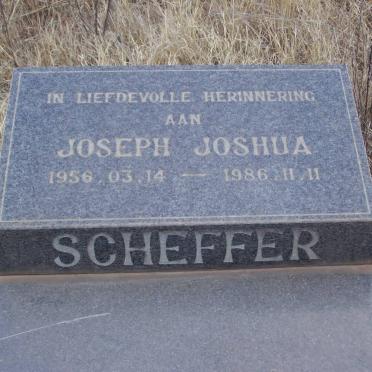 SCHEFFER Joseph Joshua 1956-1986