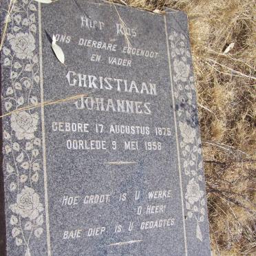 ROOS Christiaan Johannes 1875-1958