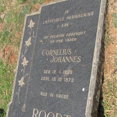 ROODT Cornelius Johannes 1893-1973