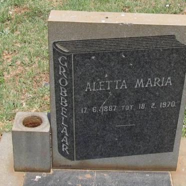 GROBBELAAR Aletta Maria 1887-1970