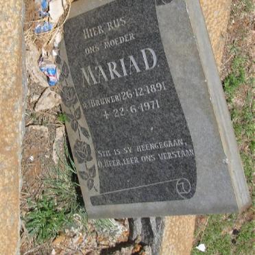 LESSING Mariad nee BRUWER 1891-1971