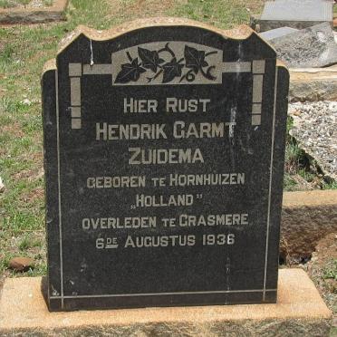 ZUIDEMA Hendrik Garmt -1936