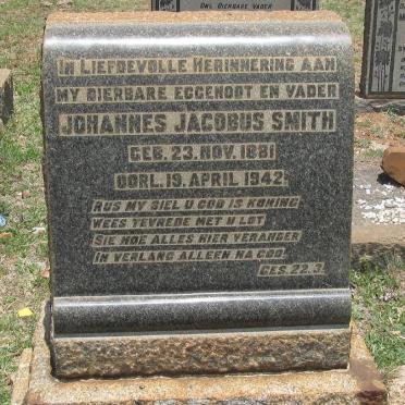 SMITH Johannes Jacobus 1881-1942