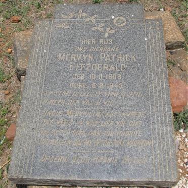 FITZGERALD Mervyn Patrick 1908-1945