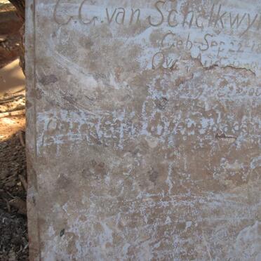 SCHALKWYK C.G., van 1845-1889