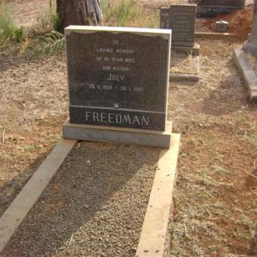 FREEDMAN Joey 1934-1967