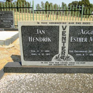 VENTER Jan Hendrik 1891-1971 &amp; Esther Maria TREURNICHT 1898-1969