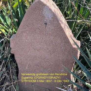 STRYDOM Hendrina Susanna nee O'GRADY 1857-1943