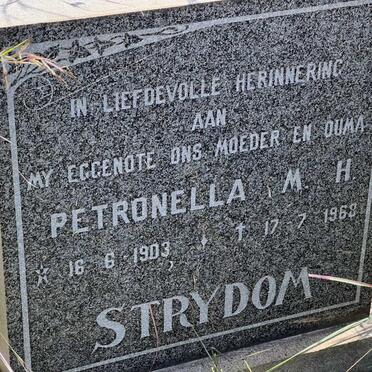 STRYDOM Petronella M.H. 1903-1969