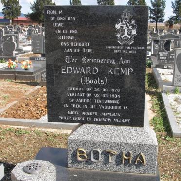 BOTHA Edward Kemp 1970-1994