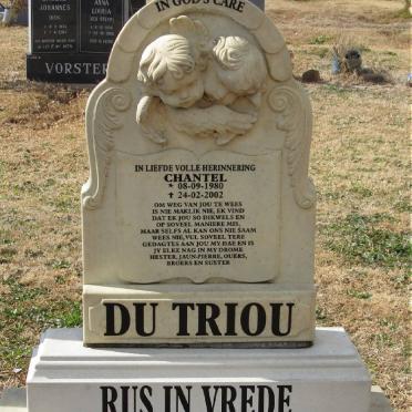 TRIOU Chantel, du 1980-2002