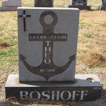 BOSHOFF Theo 1974-1994