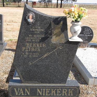 NIEKERK Bekker Petrus, van 1946-1993