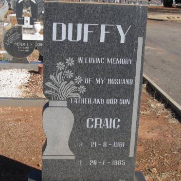 DUFFY Craig 1961-1985