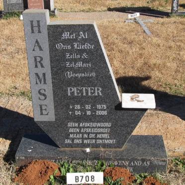 HARMSE Peter 1975-2006