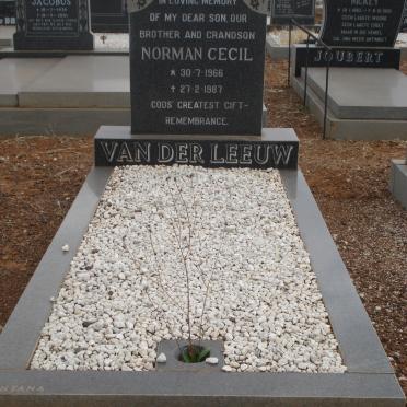 LEEUW Norman Cecil, van der 1966-1987