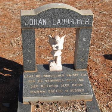 LAUBSCHER Johan 1979-1980