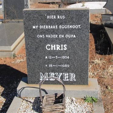 MEYER Chris 1934-1989