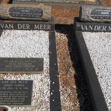 MEER Gerrit, van der 1915-1980 &amp; Gwen 1923-1999 :: van der MEER Jan Robert 1917-1988 :: van der MEER Andre Gerrit 1952-1990