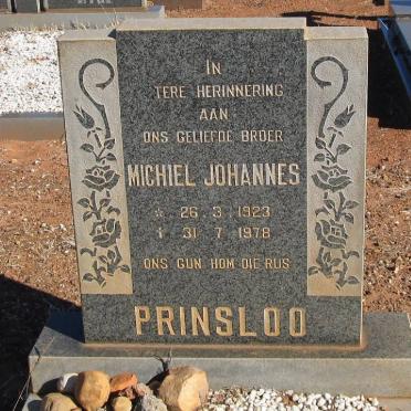 PRINSLOO Michiel Johannes 1923-1978