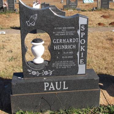PAUL Gerhardt Heinrich 1953-2006