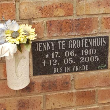 GROTENHUIS Jenny, te 1910-2005