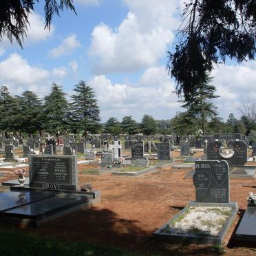 2. Overview newer part of cemetery