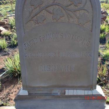MERWE Jacob Francois, v.d. 1848-1941