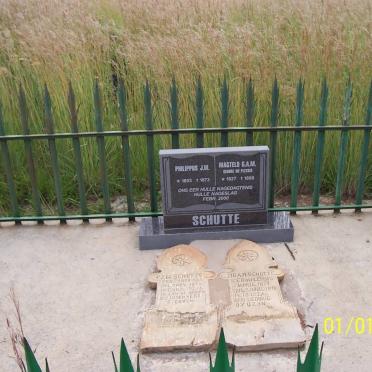 SCHUTTE Philippus J.W. 1803-1873 &amp; Magteld G.A.M. DU PLESSIS 1827-1898