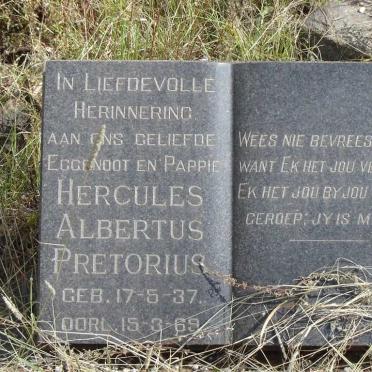 PRETORIUS Hercules Albertus 1937-1969