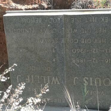 KOK Louis J. 1888-1960 &amp; Willie J. DU TOIT -1982