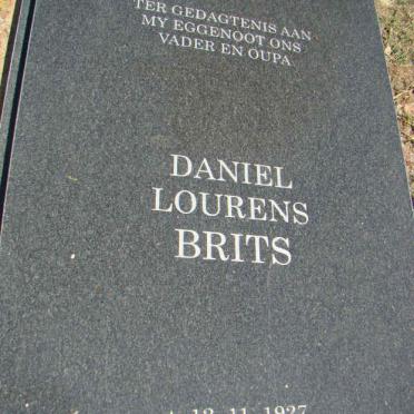 BRITS Daniel Lourens 1927-2013