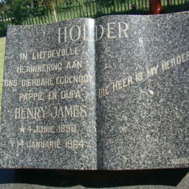 HOLDER Henry James 1890-1964