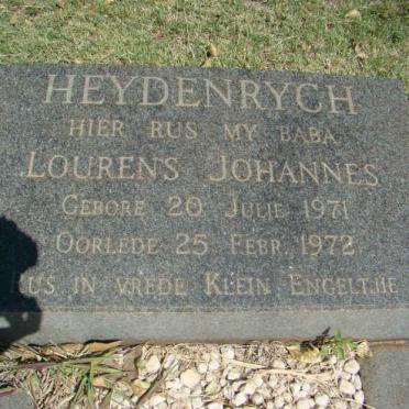 HEYDENRYCH Lourens Johannes 1971-1972