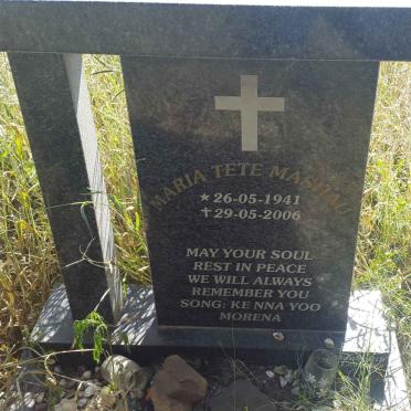MASHAU Maria Tete 1941-2006