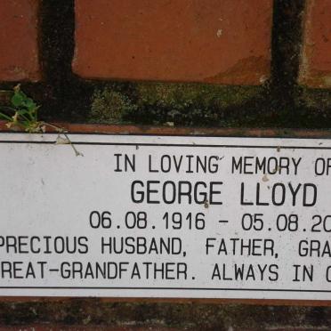 LLOYD George 1916-2001