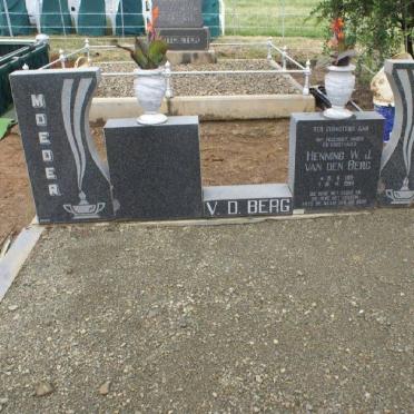 BERG Henning W.J., v.d. 1919-1994