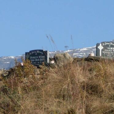 Kwazulu-Natal, BERGVILLE district, Cathedral Peak Hotel, cemetery
