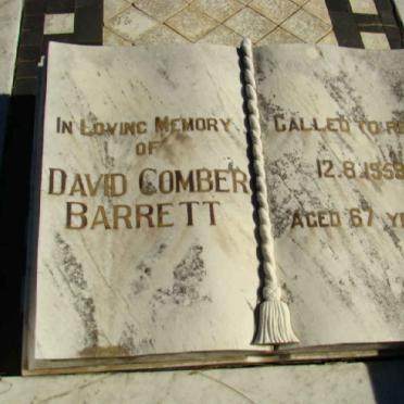 BARRETT David Comber -1959