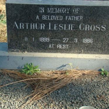 CROSS Arthur Leslie 1899-1986