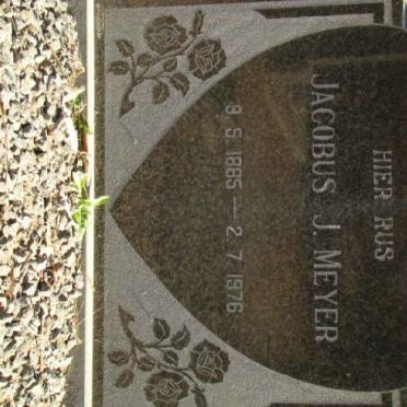 MEYER Jacobus J. 1885-1976