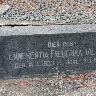 VILJOEN Emmerentia Frederika 1933-1944